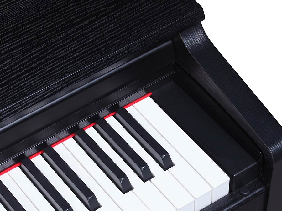 Medeli UP82/BK Digital Piano with 88 Weighted Keys – Black Satin