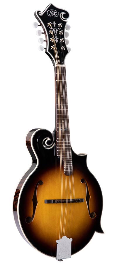 SX SMF760VS F-Style Mandolin with Solid Top