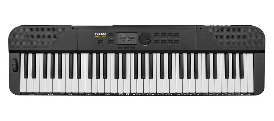 NUX NEK-100 Portable Keyboard with 61 Touch-Sensitive Keys