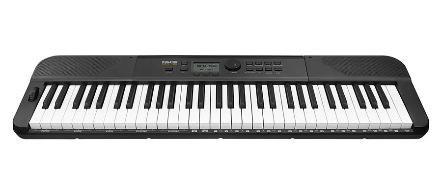 NUX NEK-100 Portable Keyboard with 61 Touch-Sensitive Keys