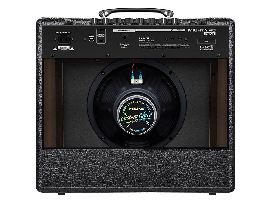 NUX Mighty 40 MKII Digital Modeling Guitar Amplifier 40W with Bluetooth