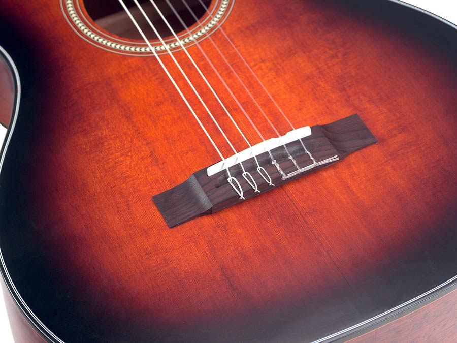 Valencia VA434CECSB Electro-acoustic nylon-string auditorium guitar 4/4 – Classic Sunburst