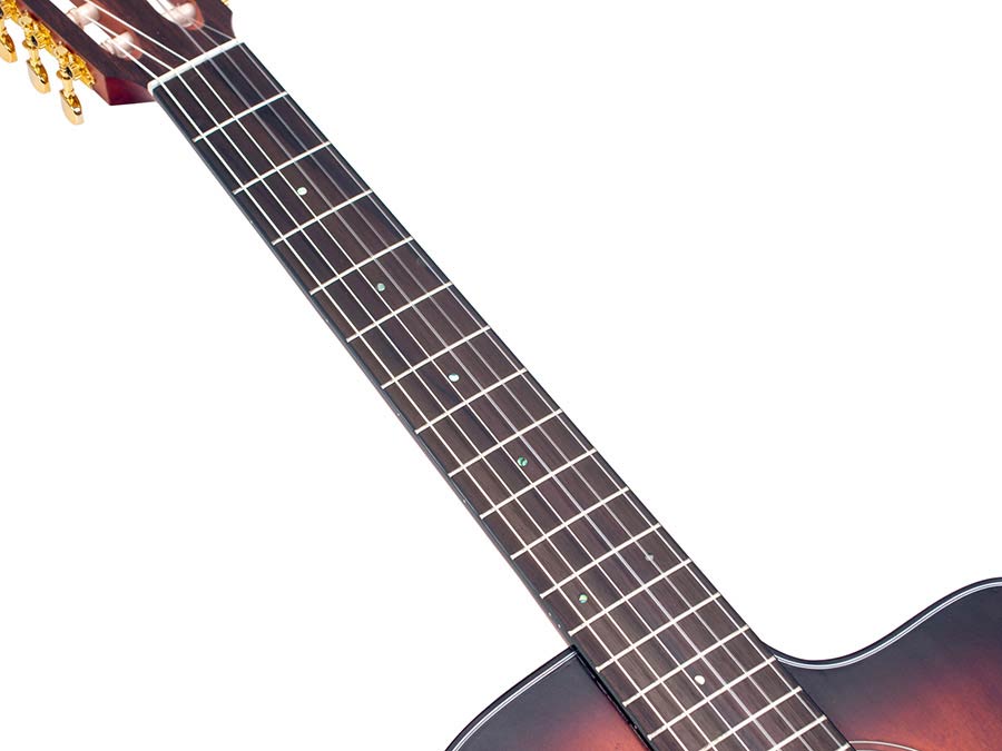 Valencia VA434CECSB Electro-acoustic nylon-string auditorium guitar 4/4 – Classic Sunburst