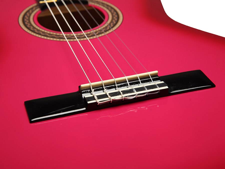 Valencia VC104PKS Classical Guitar 4/4 – Pink Sunburst
