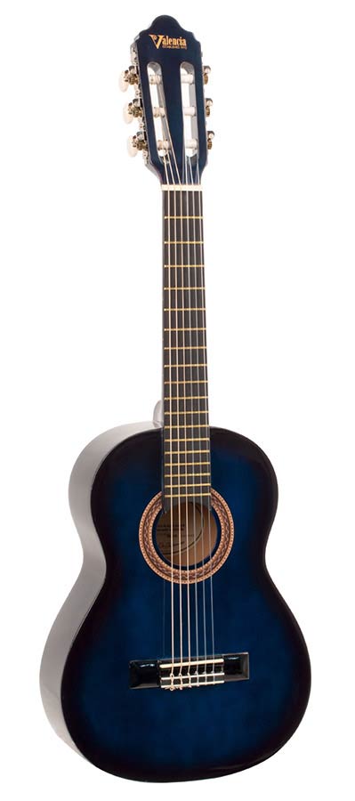 Valencia VC101BUS Classical Guitar 1/4 – Blue Sunburst