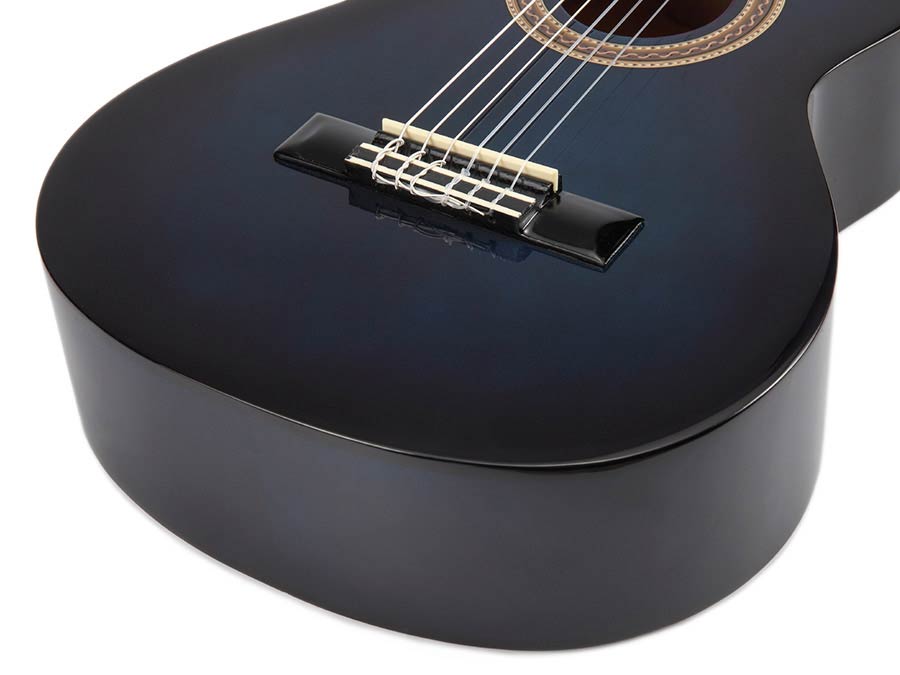 Valencia VC101BUS Classical Guitar 1/4 – Blue Sunburst