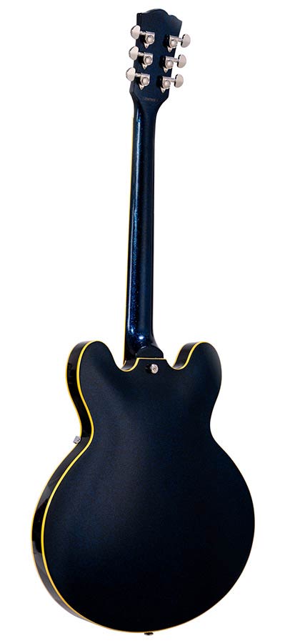 SX SEL6/GBU Semi-Hollow Electric Guitar Glitter Blue