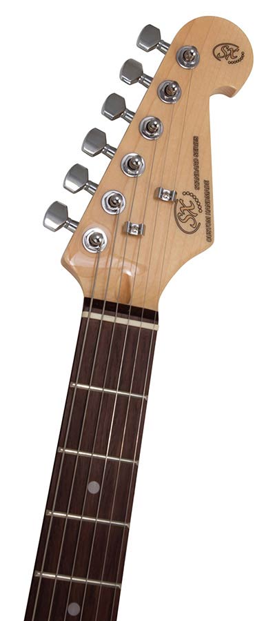 SX SE1 HSS electric guitar starter set with 10W amplifier