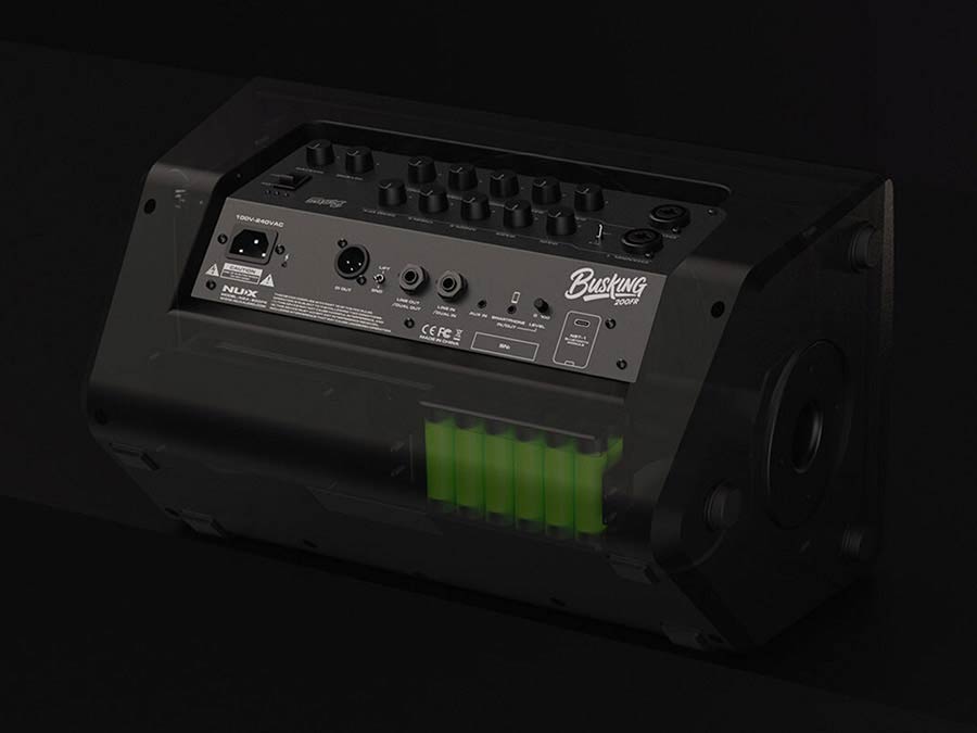 NUX Busking 200FR Battery-Powered FRFR Speaker with Bluetooth