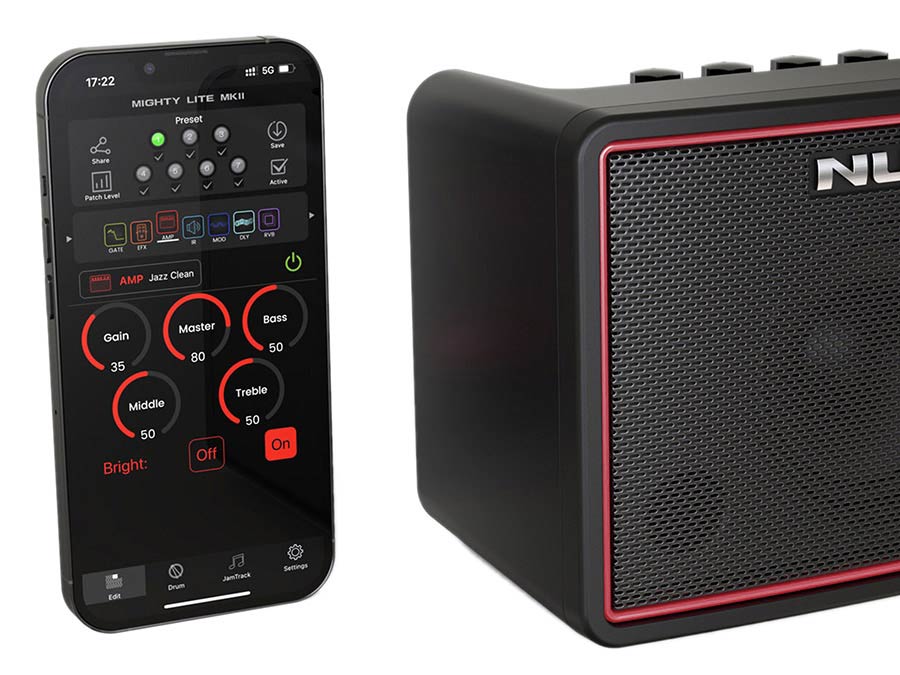 NUX Mighty Lite BT MKII Guitar Amplifier (Pink)