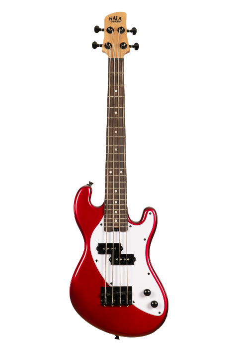 Kala-Ubass-Sb-Rd-Fs-Kala Solid Body 4-String Candy Apple Red Fretted U•bass®