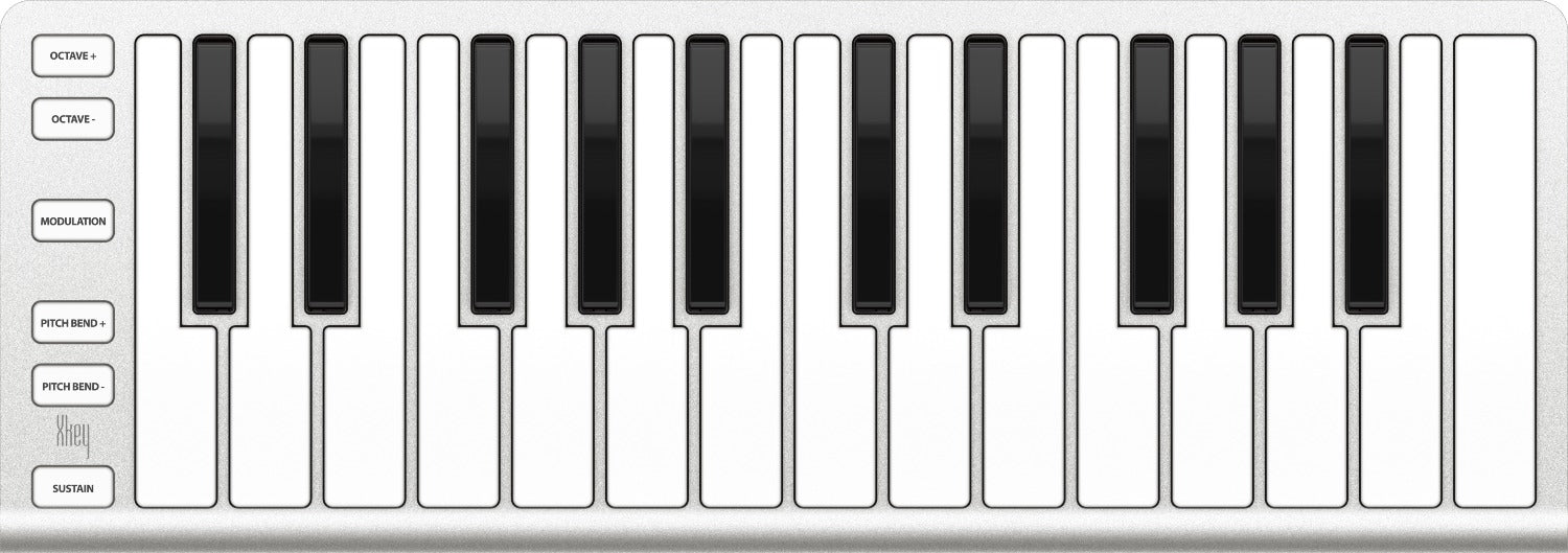 ESI Audio - ESIXKEY25 - Ultra-thin 25-key Usb Midi Controller Keyboard