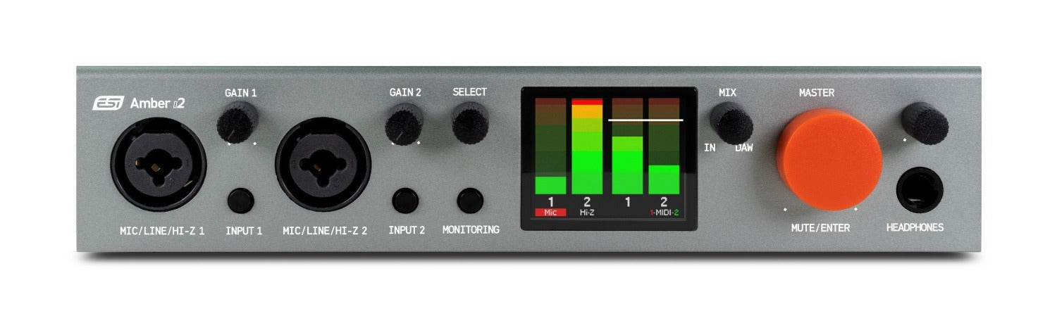 ESI Audio - ESIAMBERI2 - 2in/2out Usb-c Audio Interface