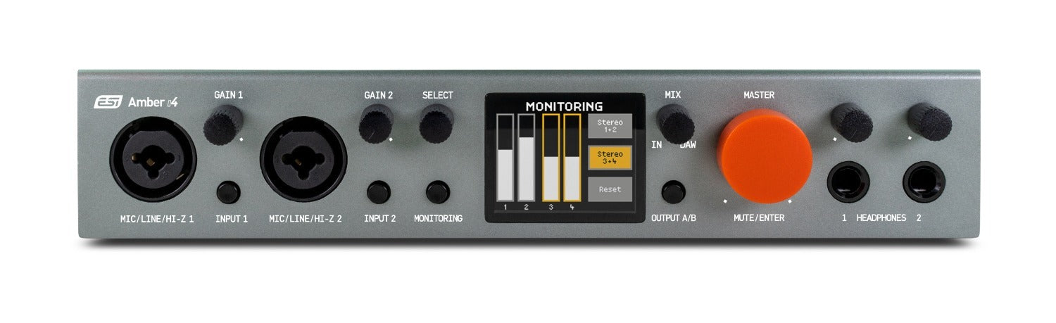 ESI Audio - ESIAMBERI4 - 4in/4out Usb-c Audio Interface with 2x Headphone Out