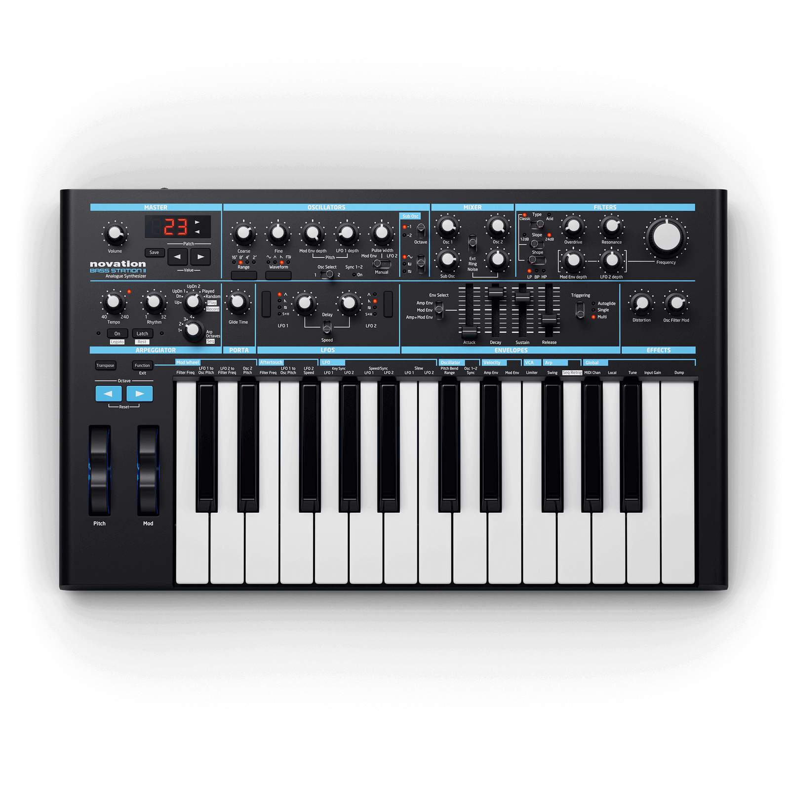 Novation – RNO BASS-STATION-II – Synthesizer
