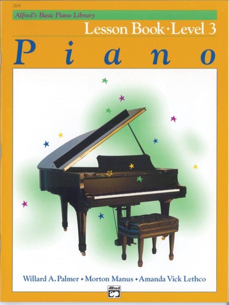 Alfred's Basic Piano Library Lesboek Niveau 3