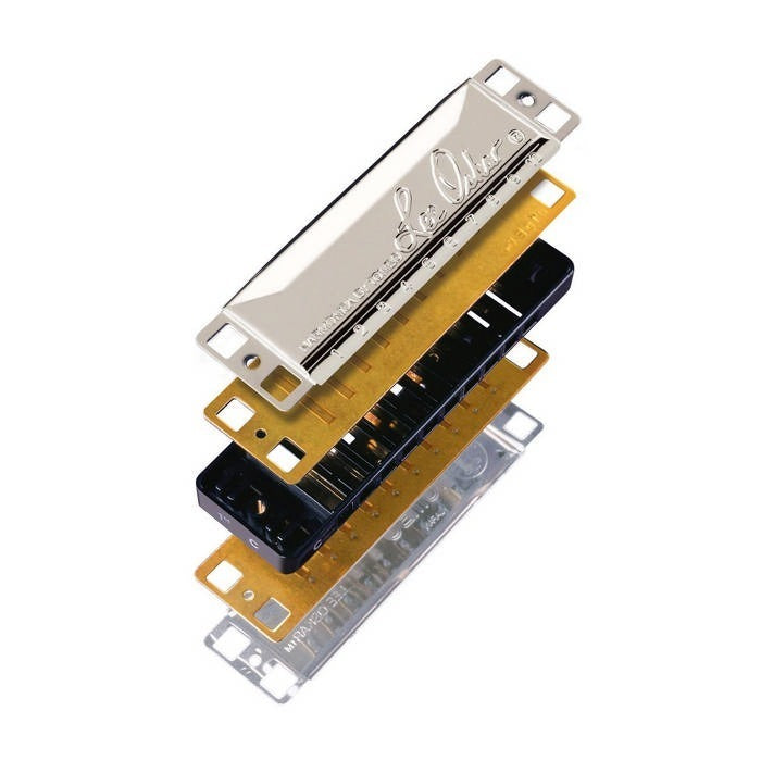 Lee-Oskar - EL1910BF - Diatonische mondharmonica met majeur toonladder in B-flat (Bb)