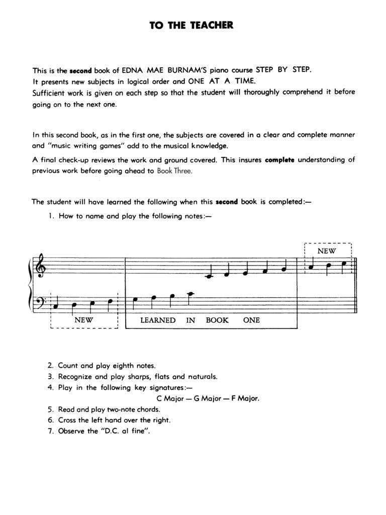 Edna Mae Burman Piano Course Book 2