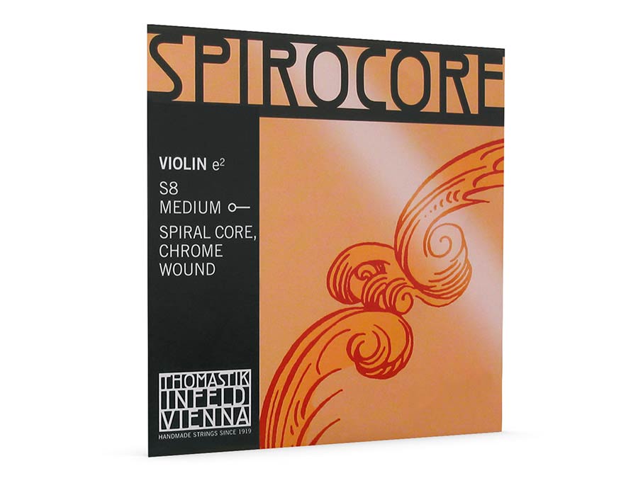 Thomastik-Infeld TH-S-8 vioolsnaar E-1 4/4, medium, spiraalkern, chroom
