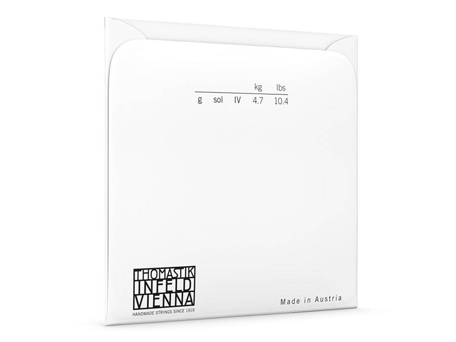 Thomastik-Infeld THPI-04 vioolsnaar G-4 4/4, synthetische kern, zilversteel wikkeling afbeelding 2