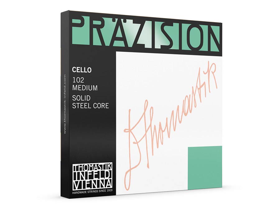 Thomastik-Infeld TH-102 snarenset voor cello 4/4, medium, bestaande uit TH-90, TH-93, TH-95 en TH-98