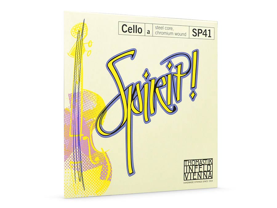 Thomastik-Infeld THSP-41 cellosnaar A-1 4/4, medium, koolstofstalen kern, chroom