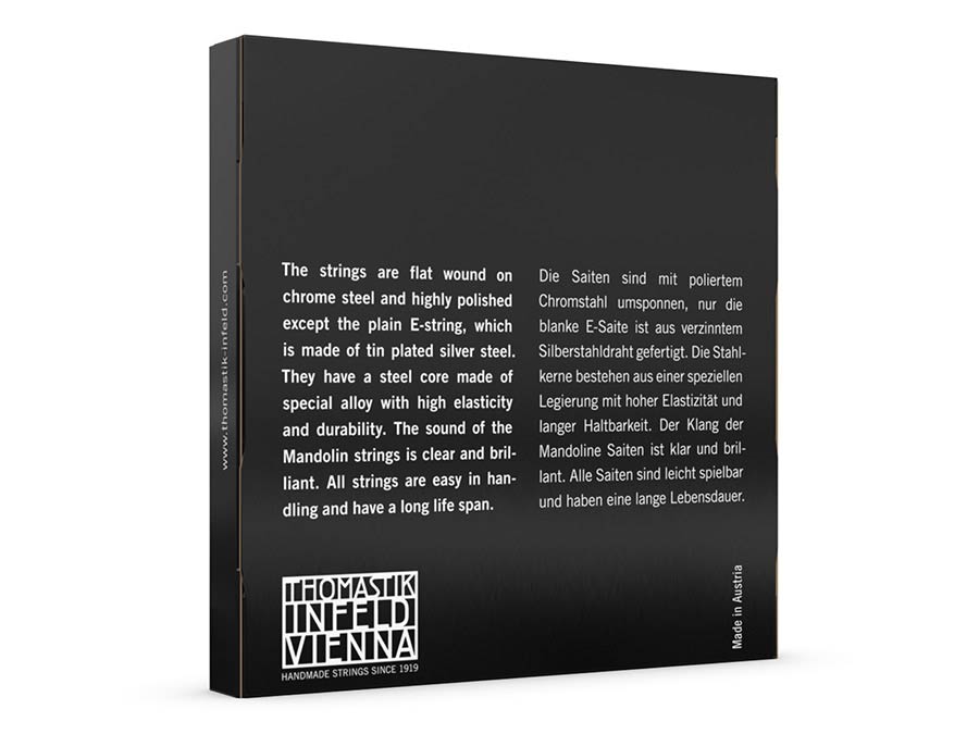 Thomastik-Infeld TH-154 snarenset mandoline, vlak omwonden afbeelding 2