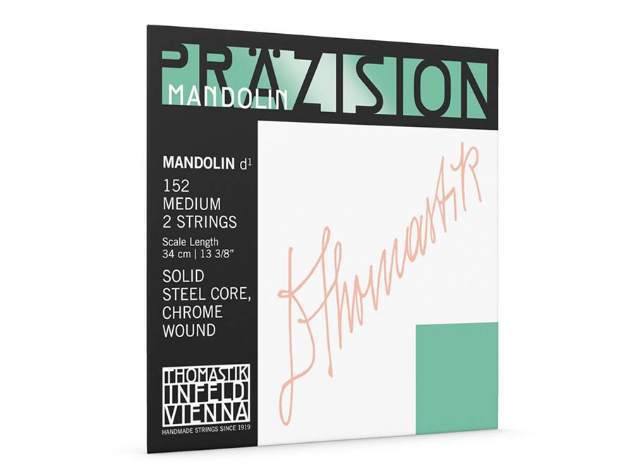 Thomastik-Infeld TH-152 2x D-snaar voor mandoline, vlak omwonden