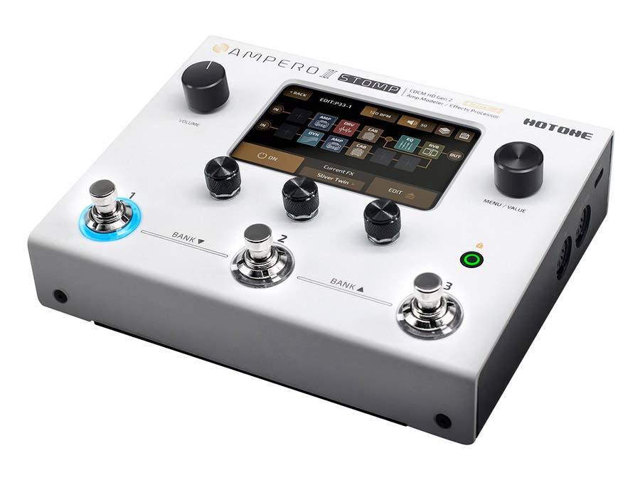 Hotone MP-300 Ampero II Stomp ampmodeler en multi-effectprocessor