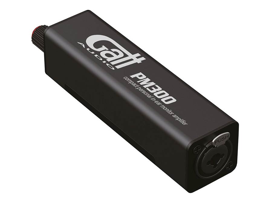 Gatt Audio - PM300 - compacte persoonlijke in-ear monitorversterker met voeding, voor bedraad gebruik