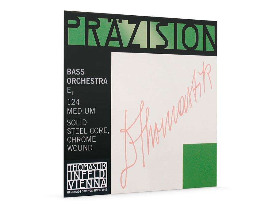 Thomastik-Infeld TH-124 contrabassnaar E-4 4/4, 110cm, stalen kern, chroom