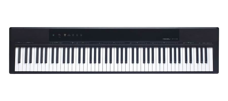 digital compact stage piano, 88 keys hammer action (GAC), 2 x 25 W