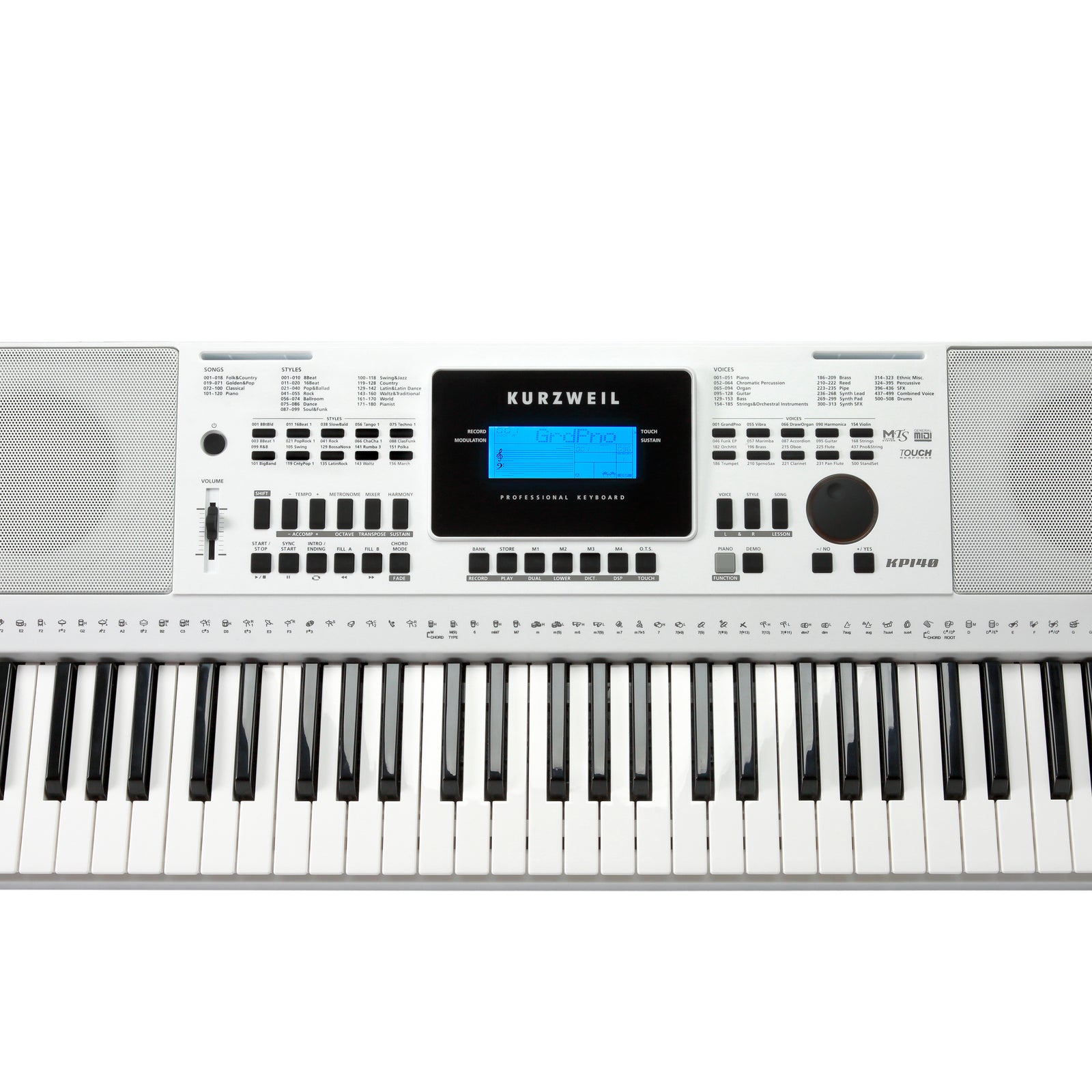 Kurzweil – KP140-WH – Arranger Keyboard