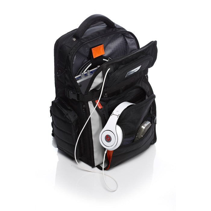 Mono - MREFXFLYBLK - lichtgewicht design ruime BackPack voor DJ en gear met afritsbare 17" laptop bag