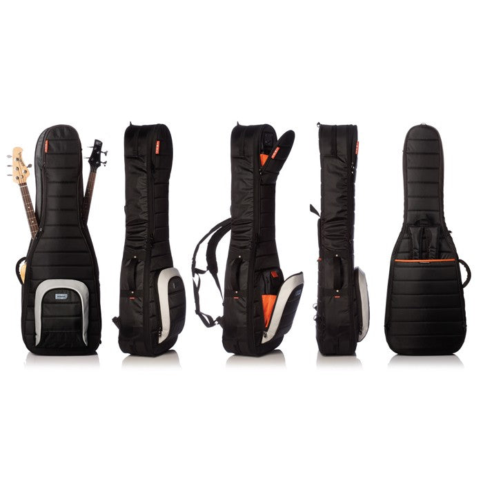 Mono - MRM802BBLK - lichtgewicht design gigbag voor twee basgitaren
