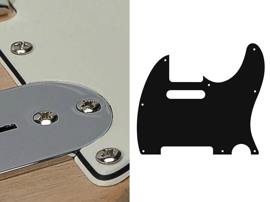 Boston TE-310-VW slagplaat, Teaser, 3-laags, vintage wit, standaard