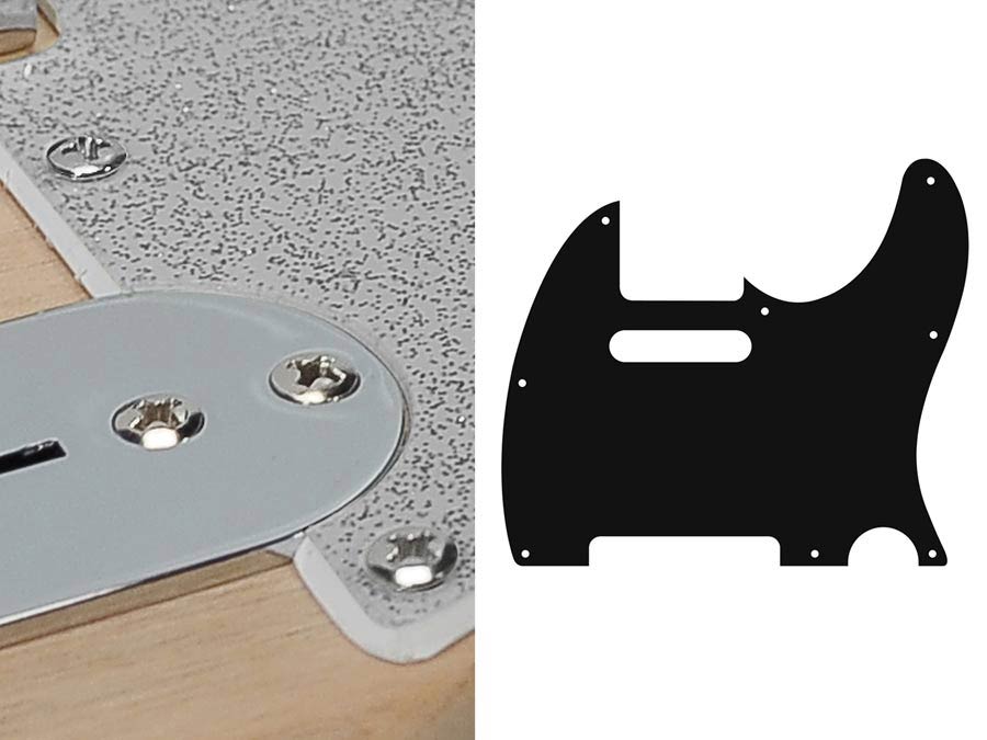 Boston TE-210-SSV slagplaat, Teaser, 2-laags, sparkling silver, standaard