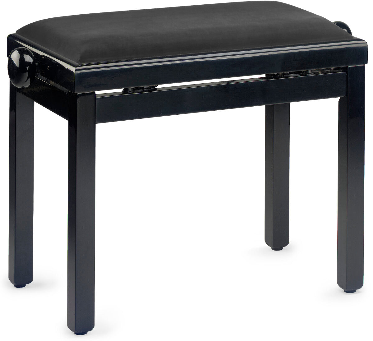 Stagg PB39 verstelbare pianobank hoogglans zwart