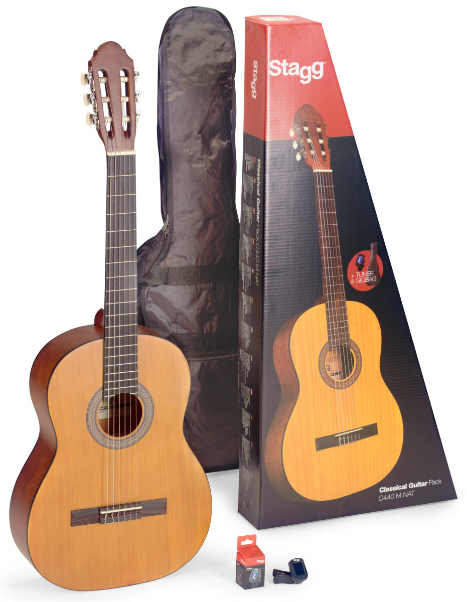Stagg C440 M NAT PACK klassieke gitaar naturel