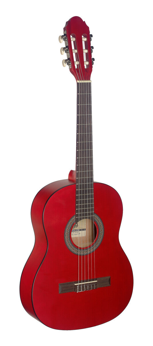 Stagg C430 M RED klassieke gitaar 3/4-formaat Rood