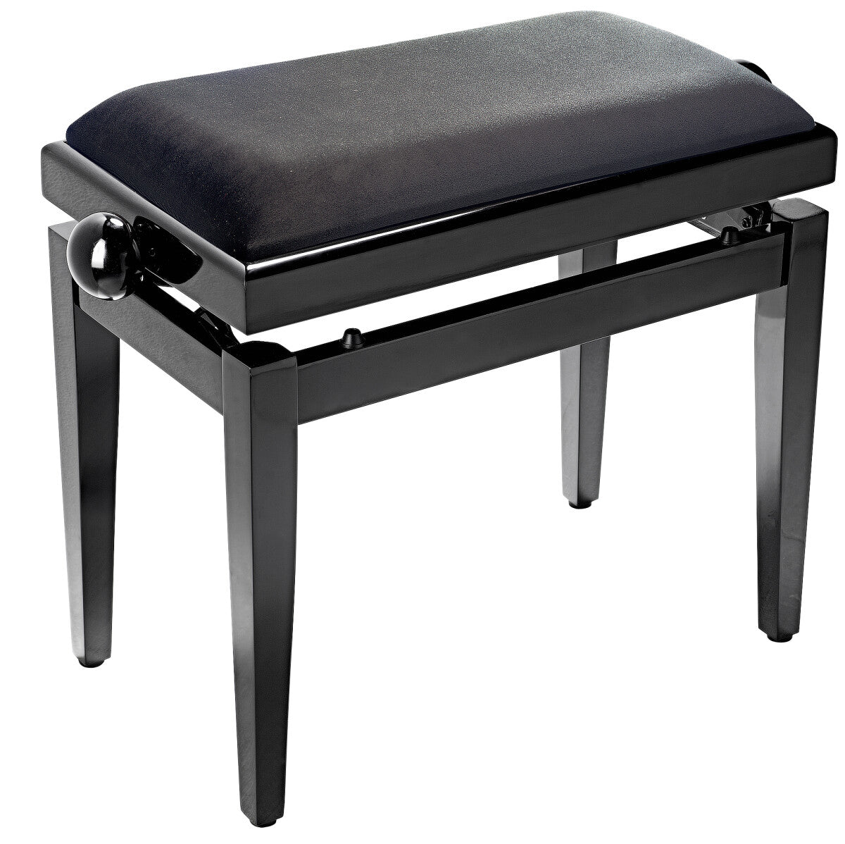 Stagg PB05 verstelbare pianobank hoogglans zwart