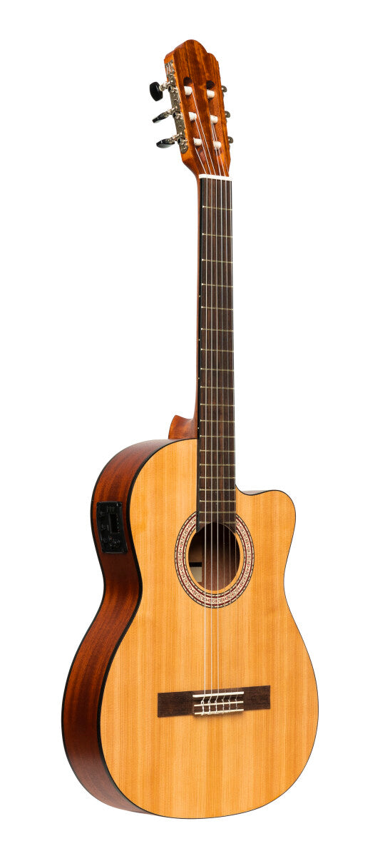 Stagg SCL70 TCE-NAT klassieke gitaar Naturel