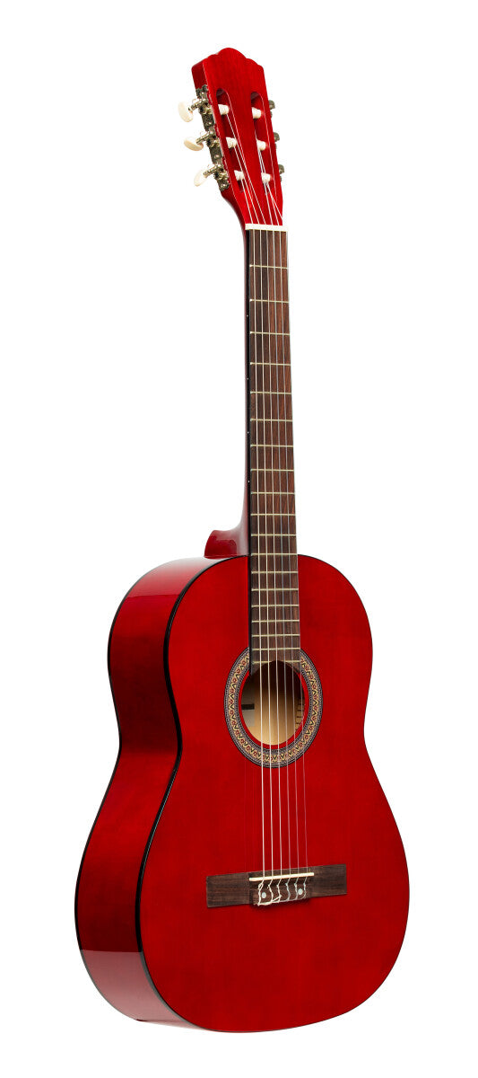 Stagg SCL50-RED klassieke gitaar Rood