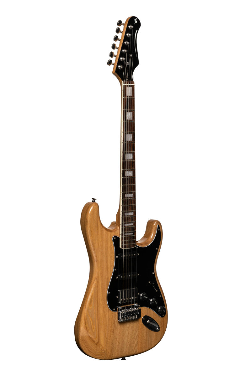 Stagg SES-60 NAT S-style elektrische gitaar Natural