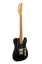 Stagg SET-PLUS BK T-style elektrische gitaar Zwart