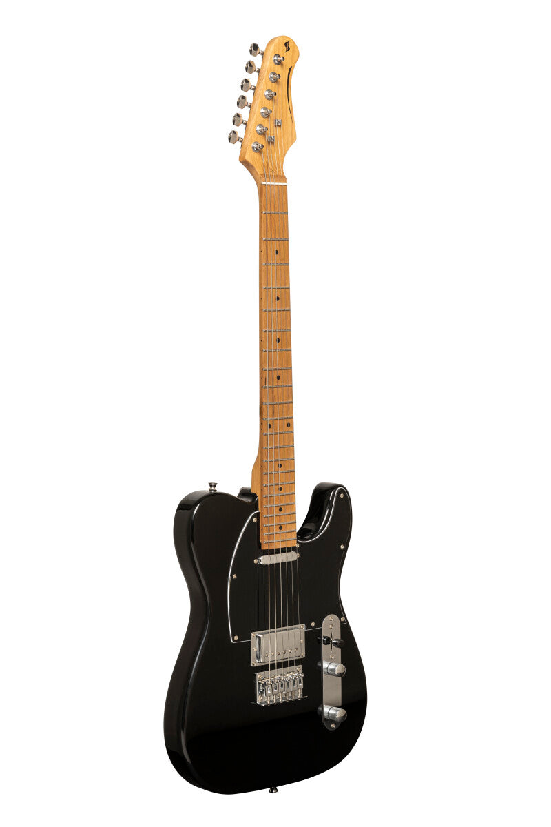 Stagg SET-PLUS BK T-style elektrische gitaar Zwart