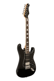 Stagg SES-60 BLK S-style elektrische gitaar Zwart