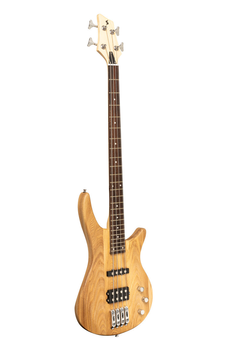 Stagg SBF-40 NAT elektrische basgitaar Naturel   Finish: Openporig