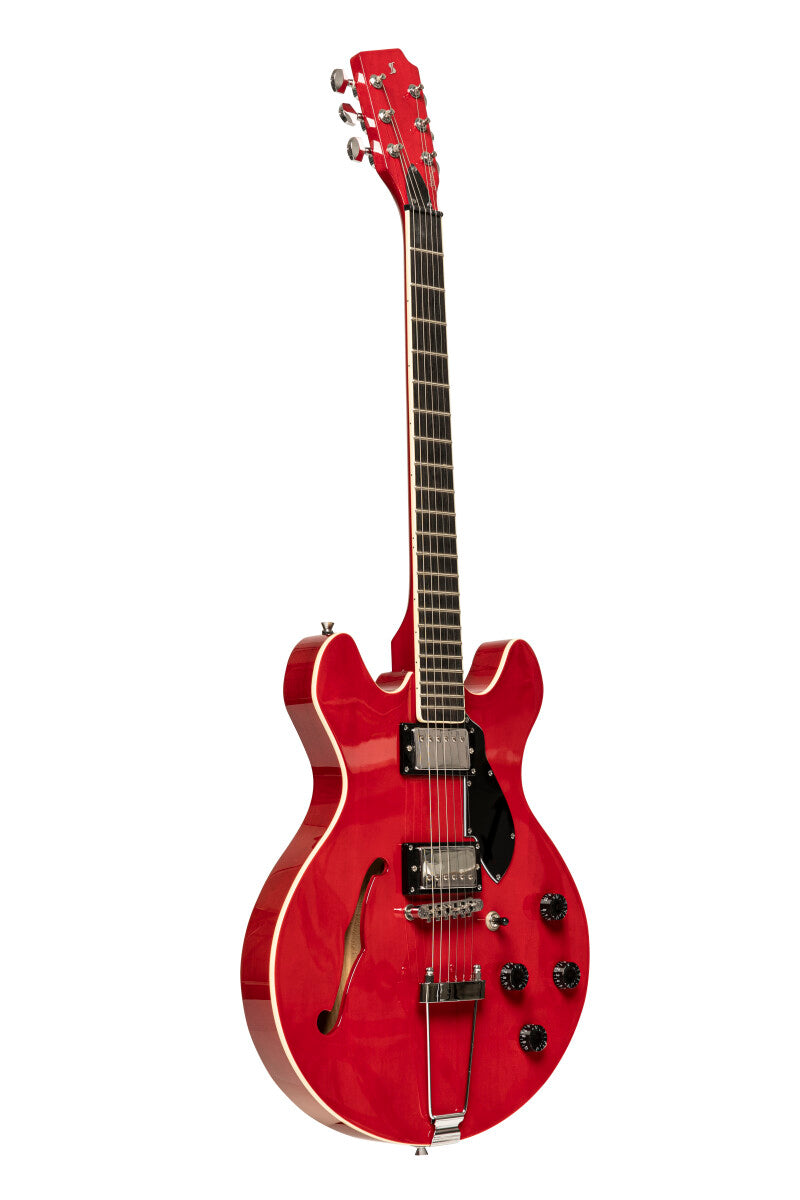 Stagg SVY 533 TCH Silveray elektrische gitaar Transparent Cherry