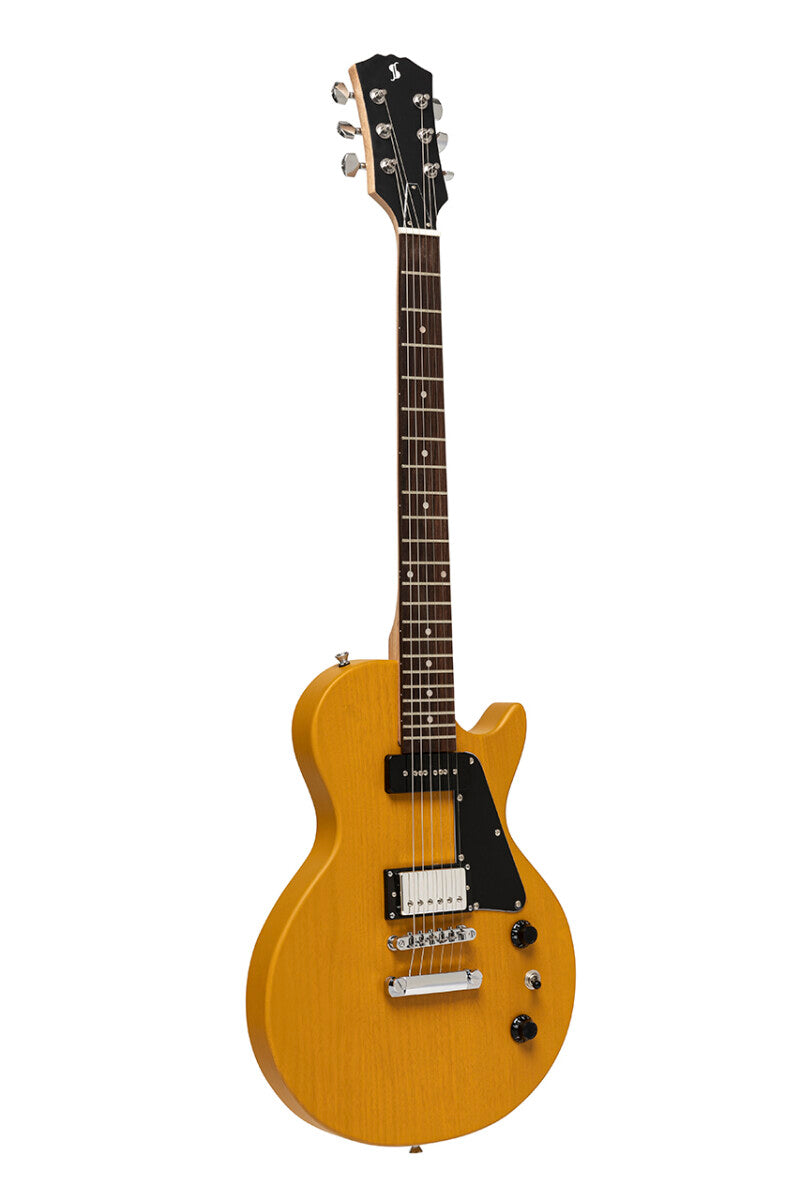 Stagg SEL-HB90 VYL elektrische gitaar Vintage geel